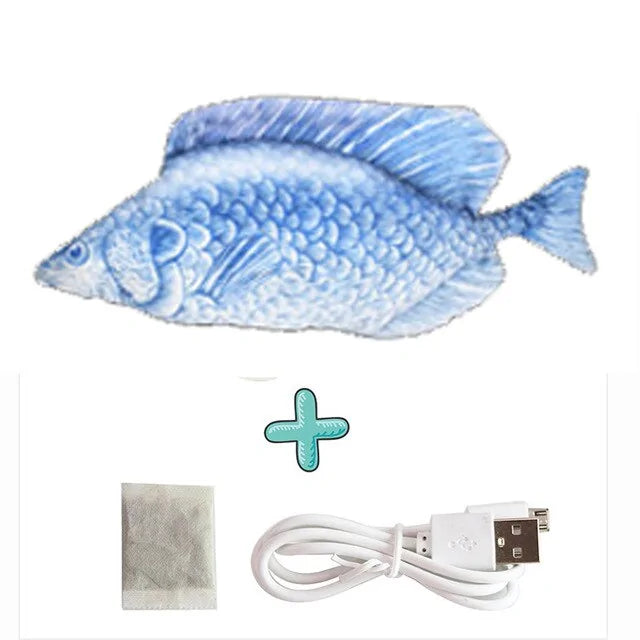 Interactive Electric Floppy Fish Cat Toy