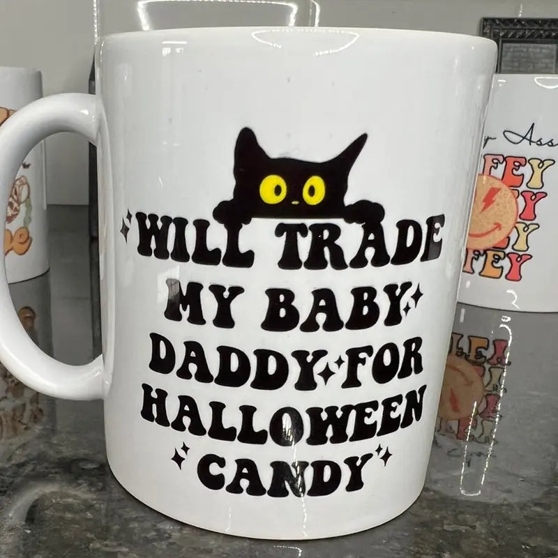 Ceramic Halloween Mug, 5 Different Mug Options