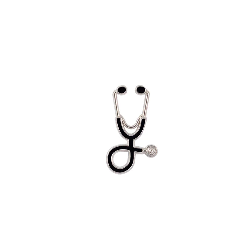 Colorful Doctor Nurse Stethoscope Pin