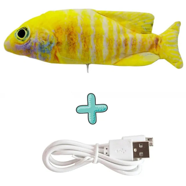 Interactive Electric Floppy Fish Cat Toy