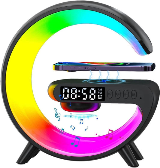 Wireless Lamp Bluetooth Speaker Music Clock Alarm