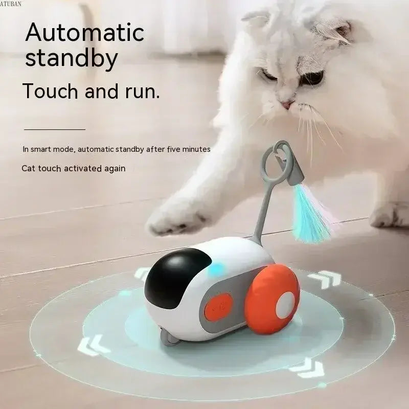 Interactive Cat Toy Car