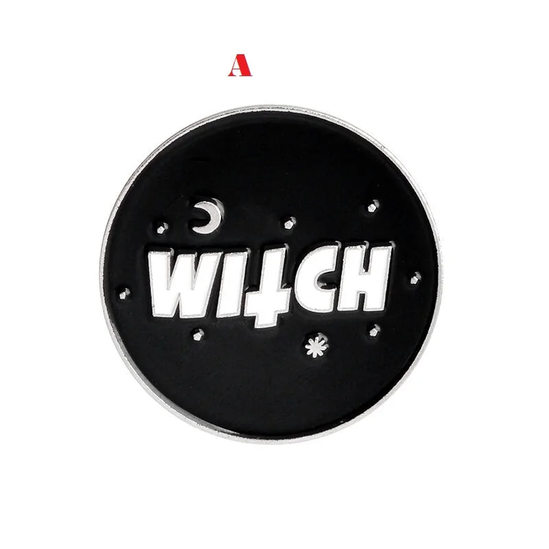 Witch Pentagram Pin