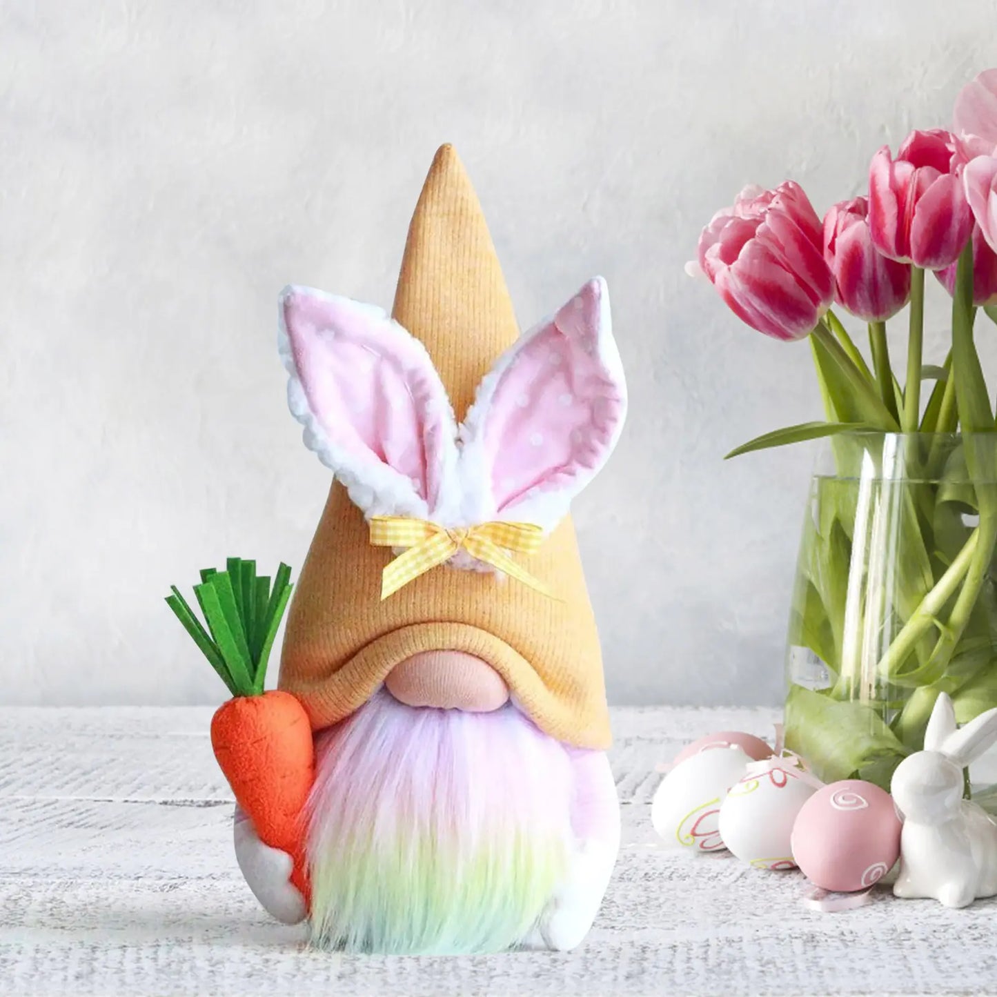 Easter Faceless Bunny Doll Decoration