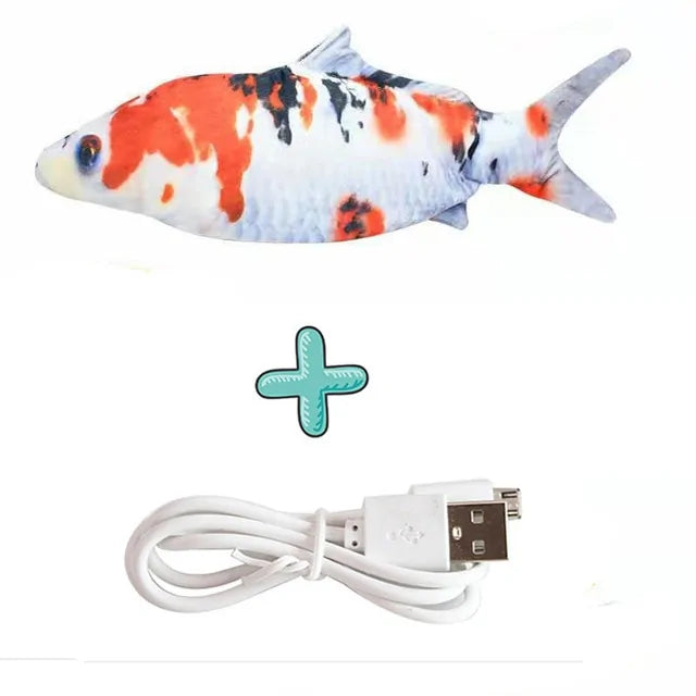 Interactive Electric Floppy Fish Cat Toy