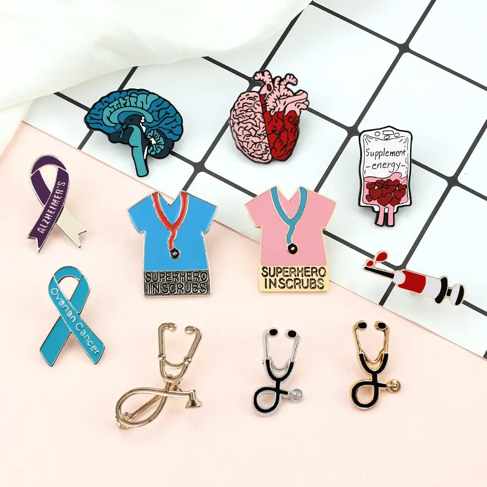 Creative Medical Theme Enamel Pin