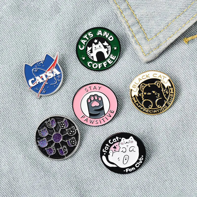 Cats Club Cat Pin