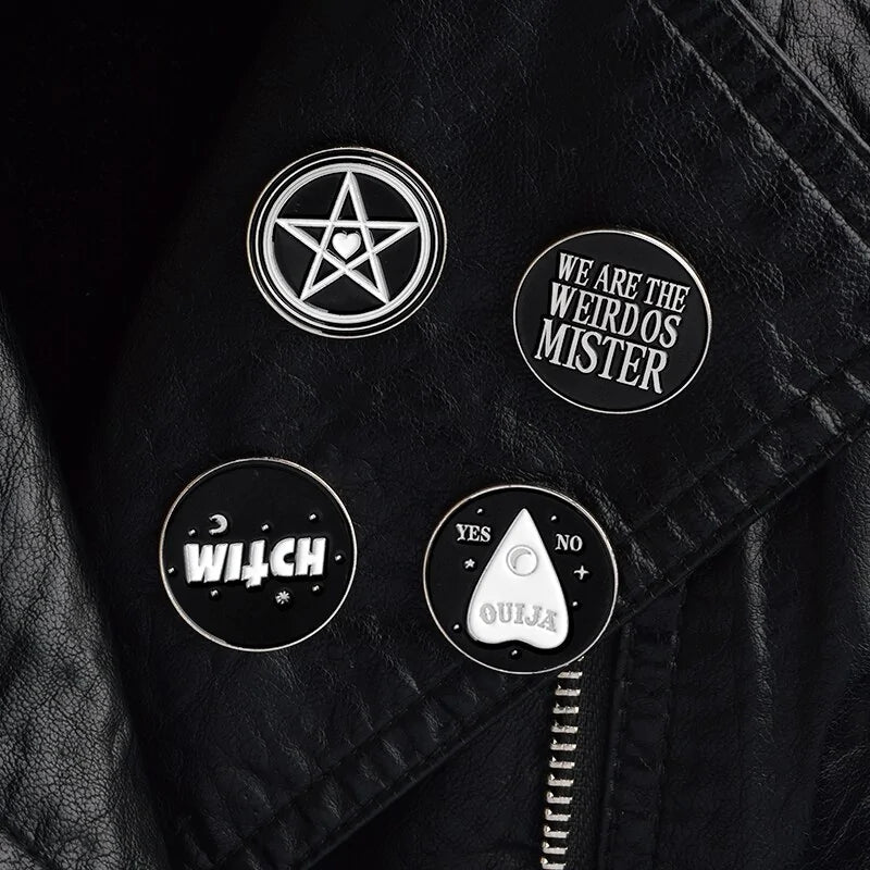 Witch Pentagram Pin