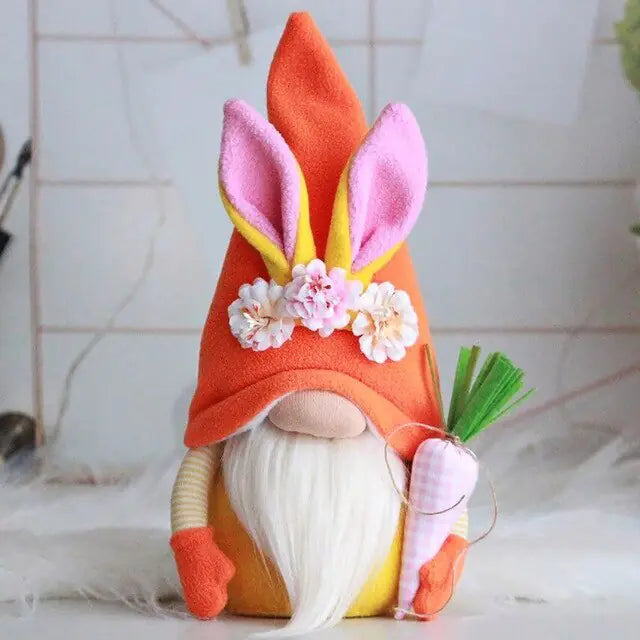 Easter Faceless Bunny Doll Decoration