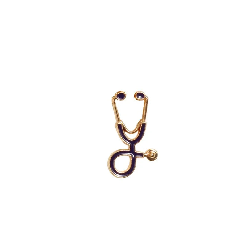 Colorful Doctor Nurse Stethoscope Pin