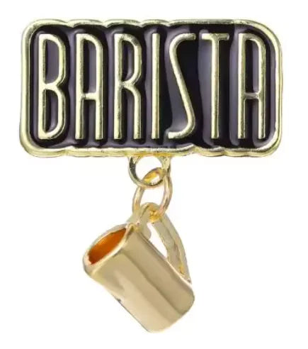 Barista Enamel Pin