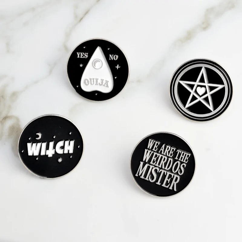 Witch Pentagram Pin