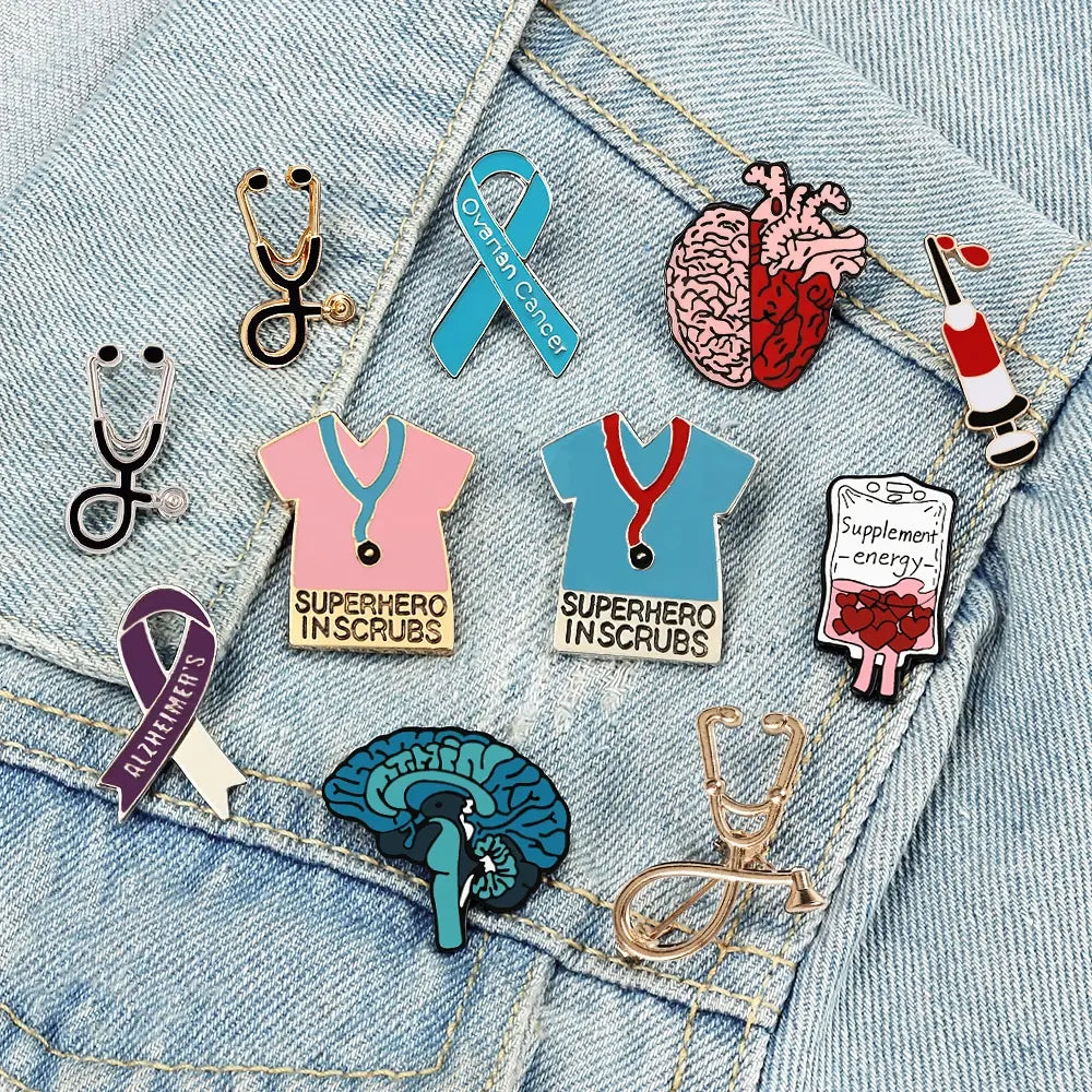 Creative Medical Theme Enamel Pin