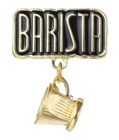 Barista Enamel Pin