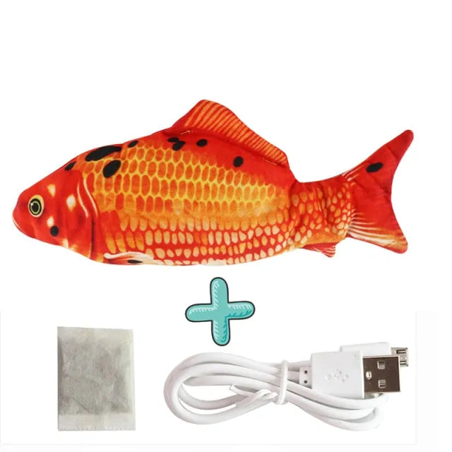 Interactive Electric Floppy Fish Cat Toy