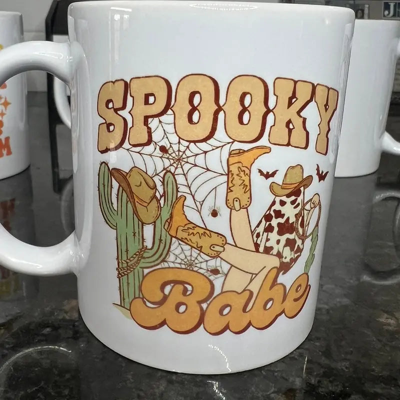 Ceramic Halloween Mug, 5 Different Mug Options