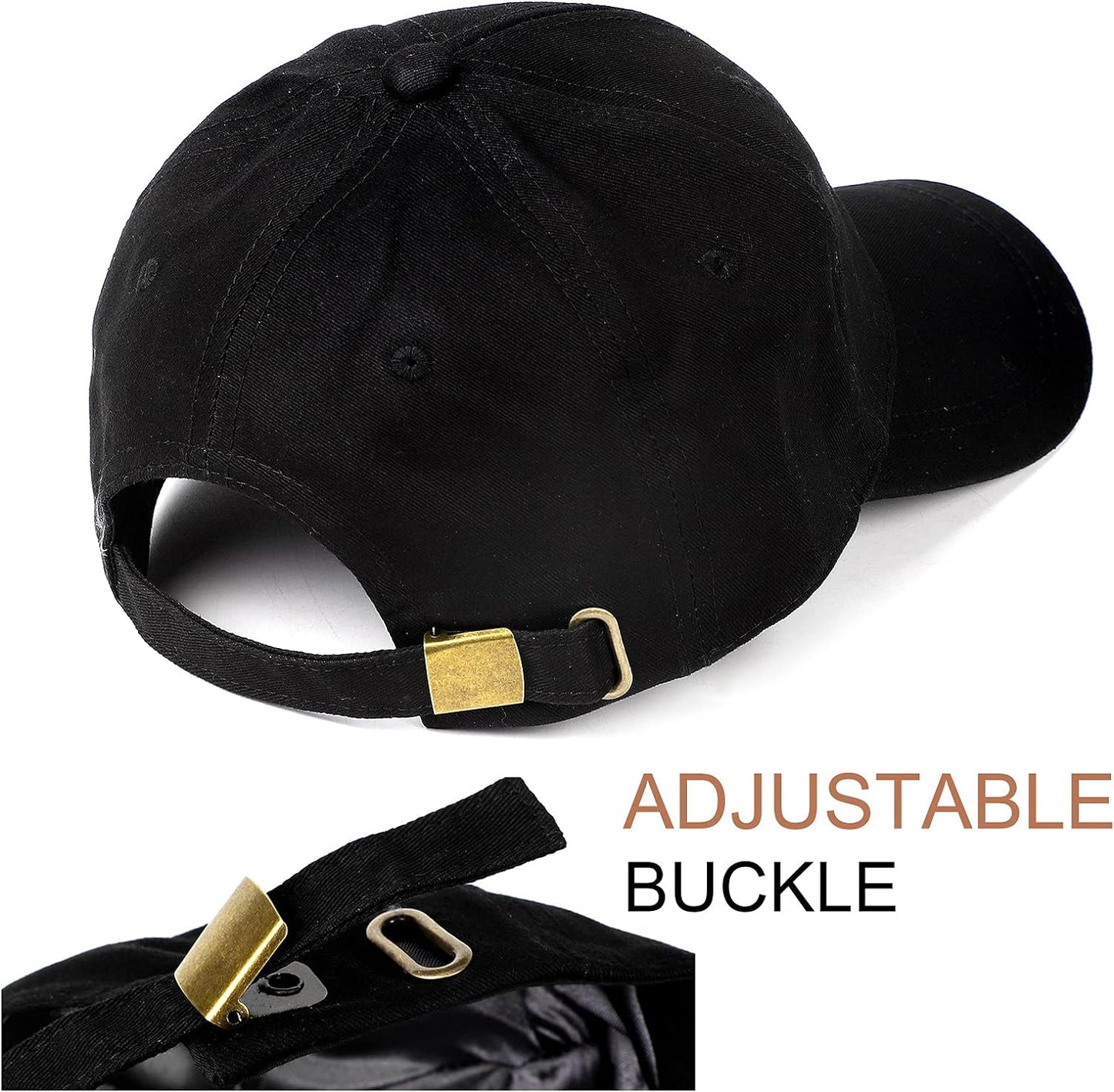 Unisex Satin Lined Baseball Cap for Adults and Teens - Sporty Strapback Hat