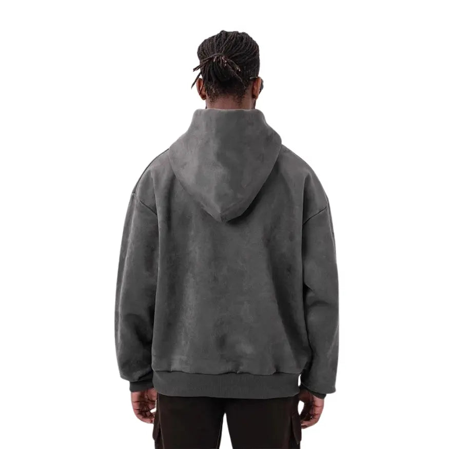 Suede Hoodie