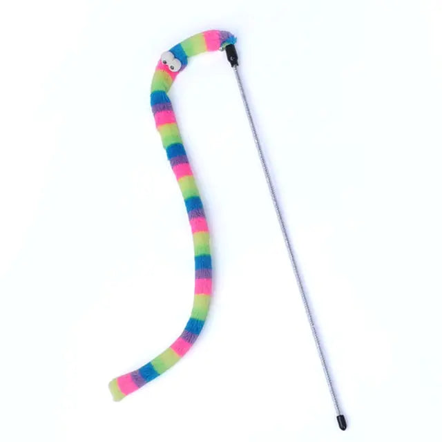 Toy Feather Cat Teaser Wand