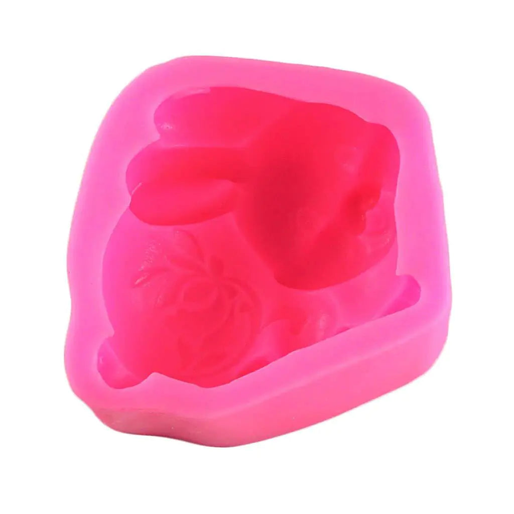 Easter Bunny Rabbit Pink Mold