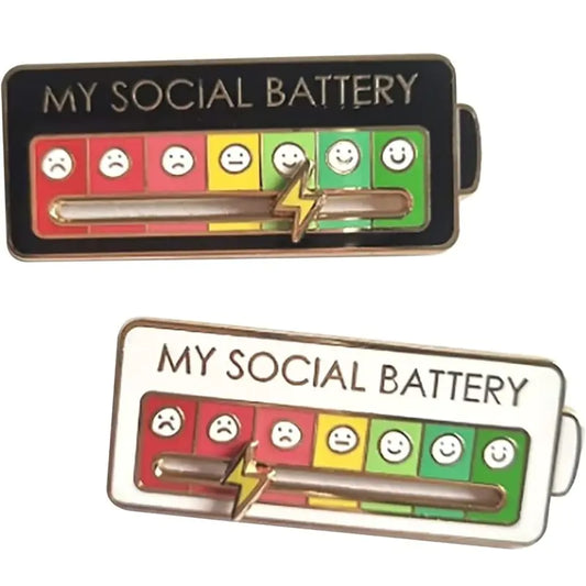 “My Social Battery” Creative Pin